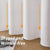 BGment Curtains Custom Ivory Linen Blend Light Filtering Curtain Single Panel