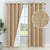 BGment Curtains Custom Linen 100% Blackout Thermal Insulated Textured Full Room Darkening Curtains With White Liner Single Panel