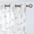 BGment Curtains Custom Embroidered Semi Sheer Curtains Light Filtering Drapes Single Panel