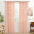 BGment Curtains Custom Sheer Curtains with Pompom Light Filtering Curtain